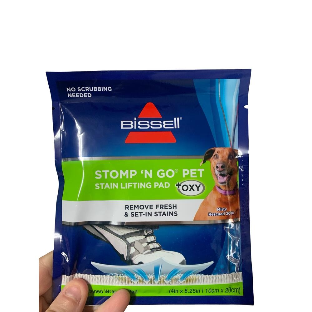 Bissell Stomp ’N Go Pet Stain Lifting Pads +Oxy; Set of 10 – Carpet Cleaner